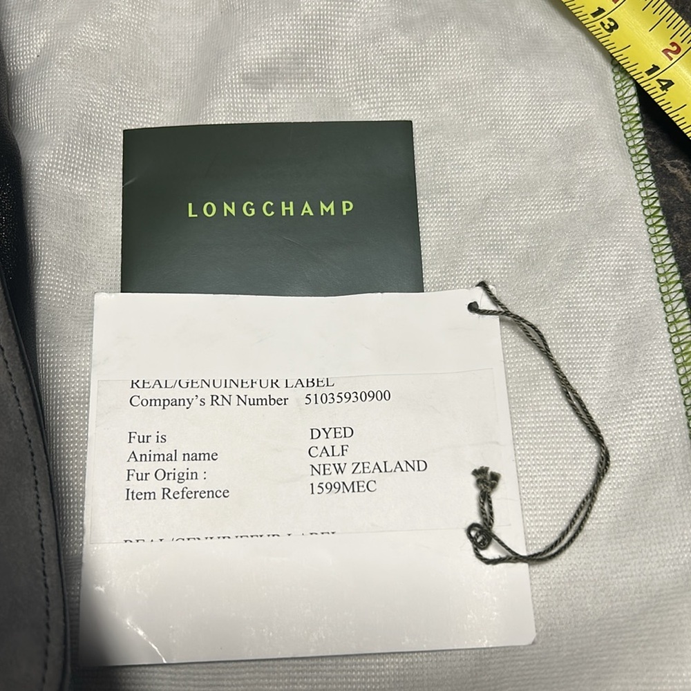 Longchamp - Leather & Suede multi color tote with pockets. NWOT - Picture 11 of 11